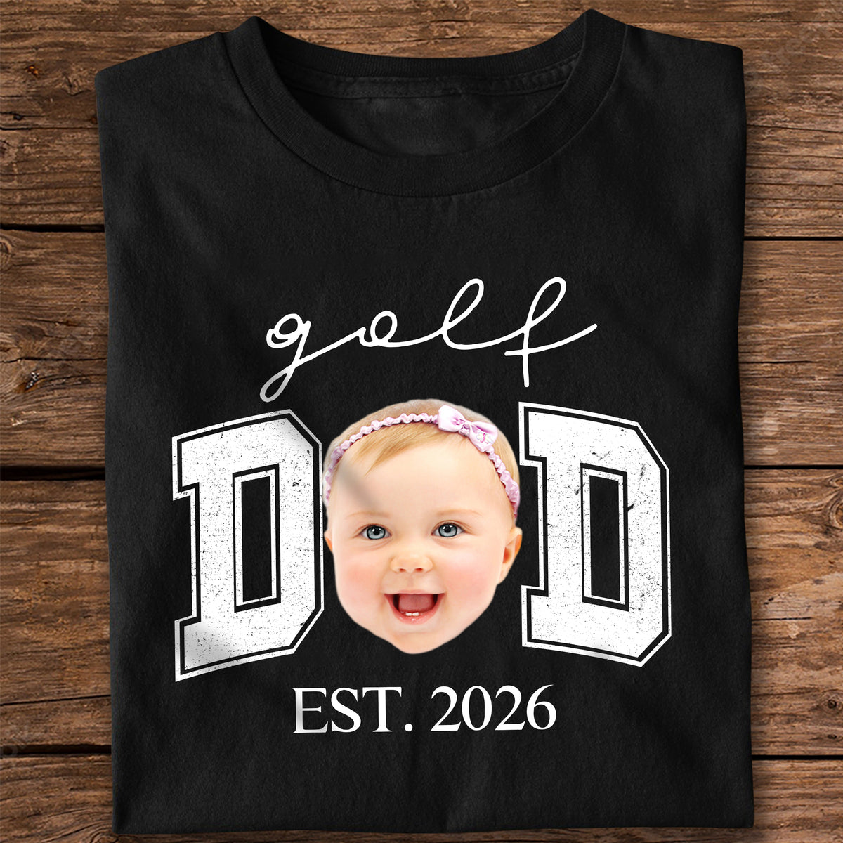 Custom Photo Golf Dad Dark Shirt - Personalized Father’s Day Gift TH10 169841