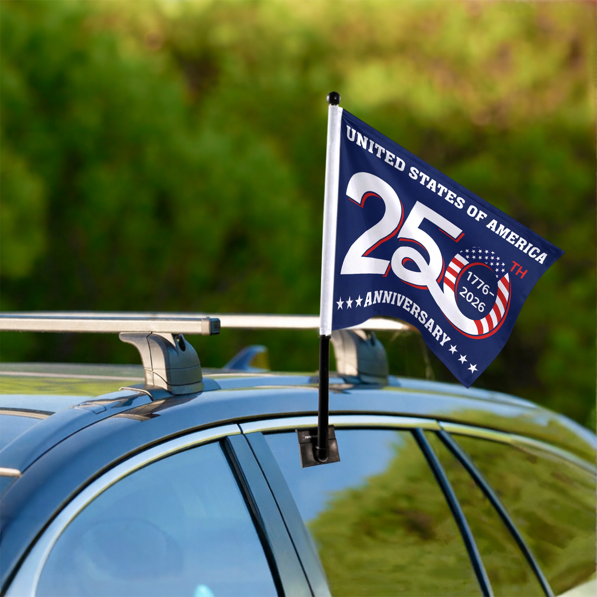 United States Of America 250th Anniversary Car Flag HA75 898522