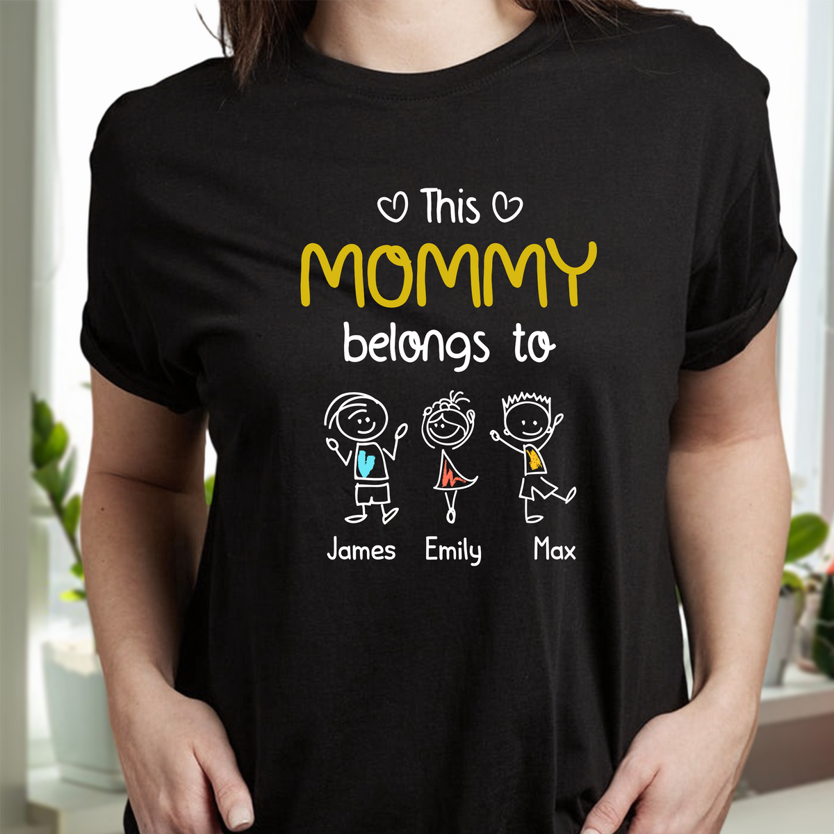 This Grandpa Belongs To Us Personalized Dark Shirt HA75 897208