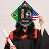 Personalized Country Flag Graduation Cap Topper Class of 2026 Gift CH07 910900