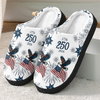 Personalized USA 250 Anniversary Eagle 1776-2026 Slippers HA75 919076