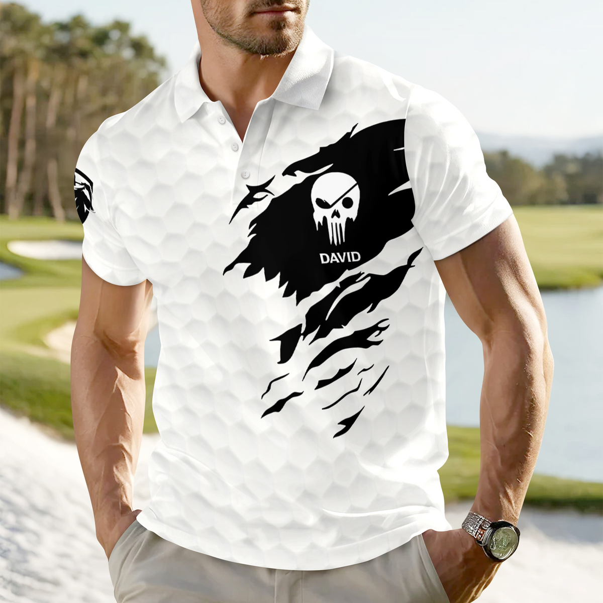 Never Underestimate An Old Man Who Loves Golf Custom Golf Lovers Polo Shirt CH07 899942
