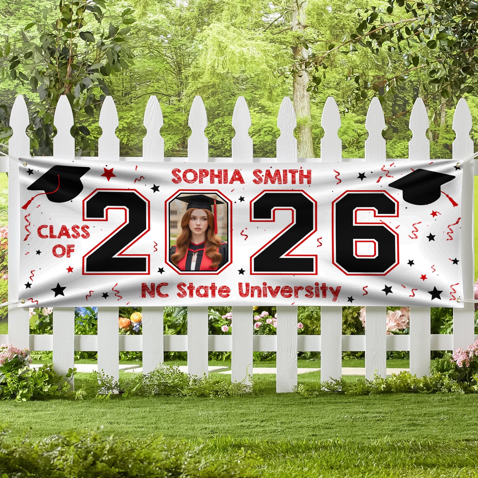 Custom Photo Class of 2026 Personalized Banner Graduation Party Gift HA75 920620