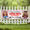 Custom Photo Class of 2026 Then And Now Personalized Banner Graduation Party Gift HA75 920622