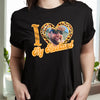 Custom Photo I Love My Girlfriend, Boyfriend, Wife, Husband Dark Shirt Ha75 920104