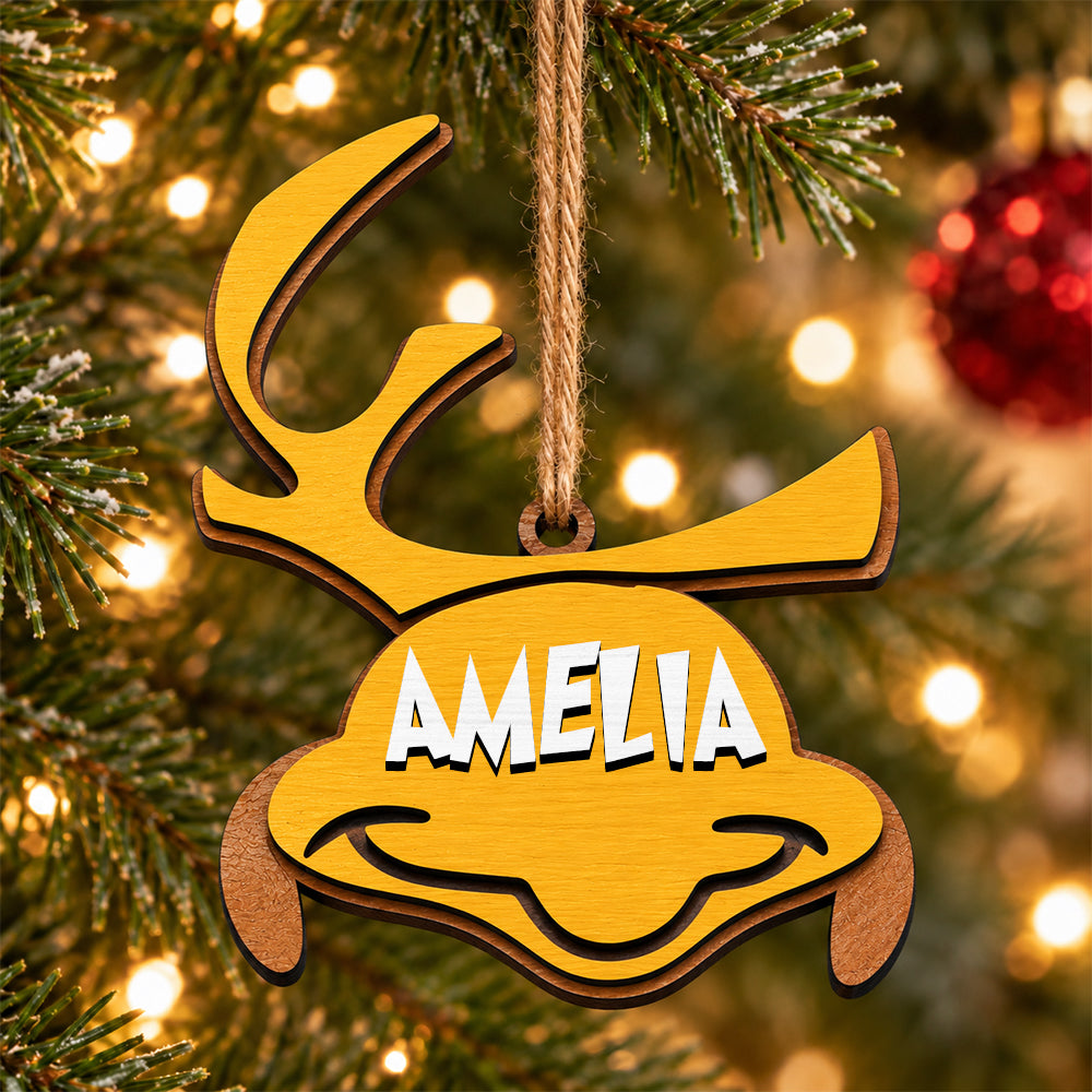 Personalized Name Layered Wood Ornament Christmas Decor HA75 919370