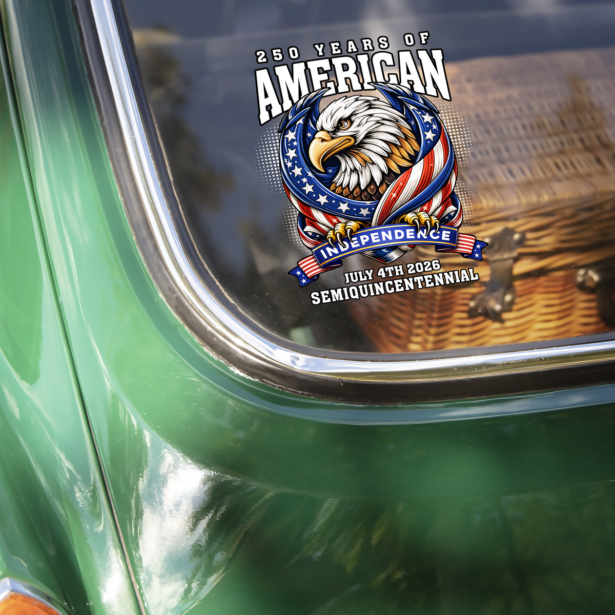 250 Years Of American Anniversary Car Window Decal Sticker TH10 898407