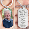 Custom Photo I'm Always With You - Memorial Personalized Metal Keychain Gift For Family Members HO82 894564
