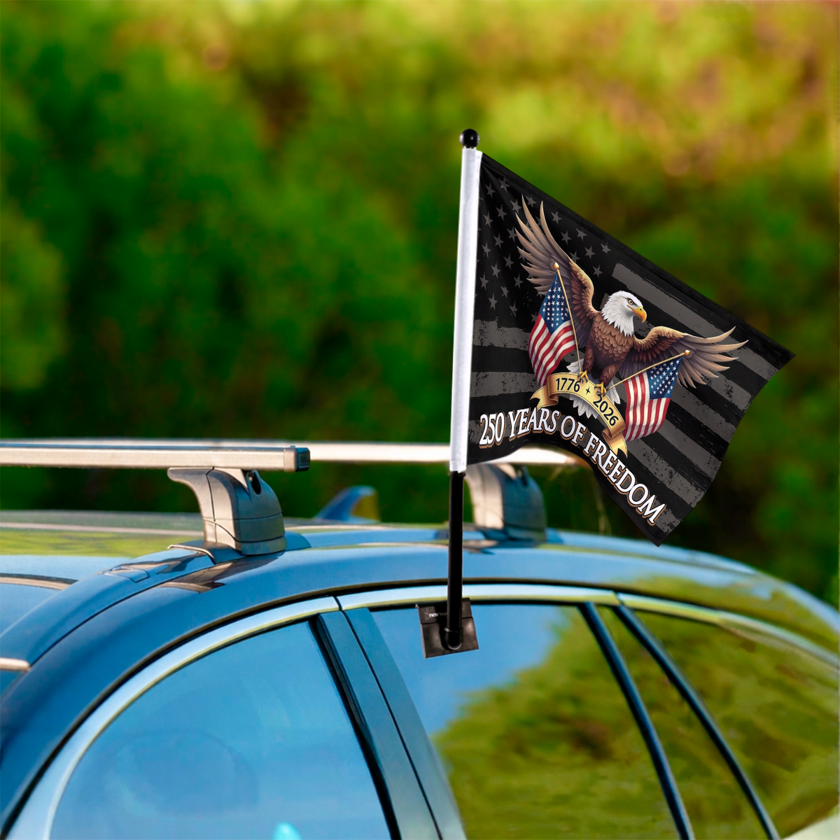 250 Years of Freedom American USA 250th Anniversary 1776-2026 Car Flag HA75 898868