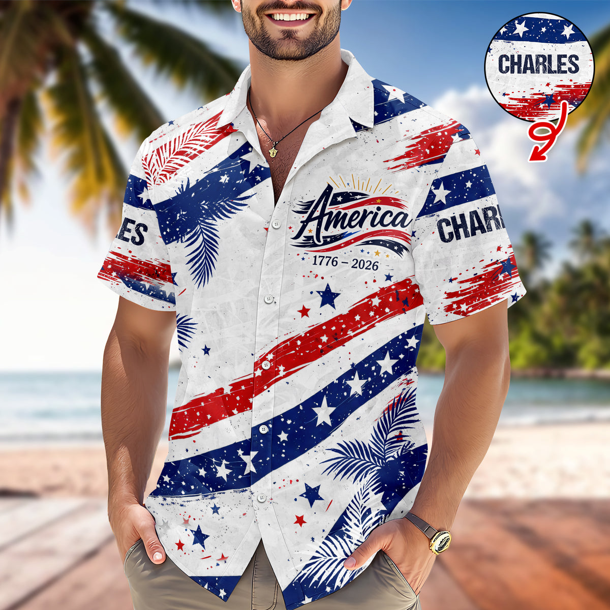 Custom Name 250 Years Semiquincentennial 1776-2026 Hawaii shirt HO82 901700