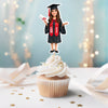 Custom Photo Class Of 2026 3D Cartoon Style Graduation Cupcake Toppers HA75 920074