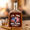 Personalized 250 Years In Purr-suit Of Liberty Vintage Dog Whiskey Bottle HO82 901244