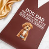The Man The Myth The Snack Dealer Custom Photo Dog Dad Leather Wine Bag LM32 893875
