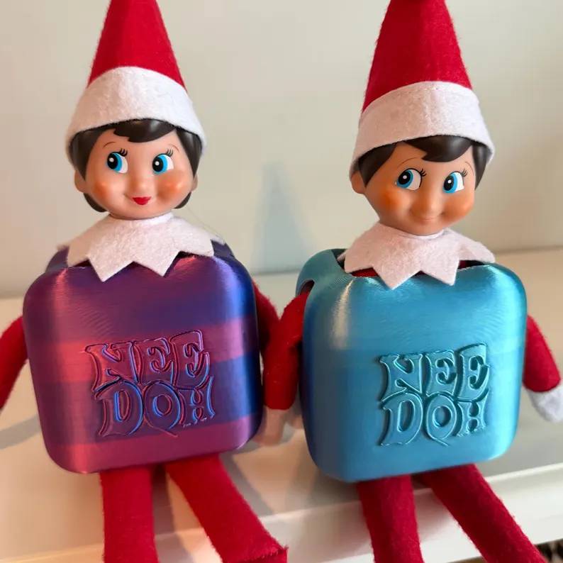 Holiday Elf Needoh Cube Squishy Inspired Costume, Christmas Elf Accessory HO82 904018