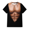 Personalized Funny Hairy Chest Illusion 3D Shirt - Novelty Gift for Men CH07 180124
