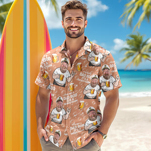 Custom Photo It Is Not A Dad Bob It's A Father Figure Familly Hawaii Shirt HO82 893750