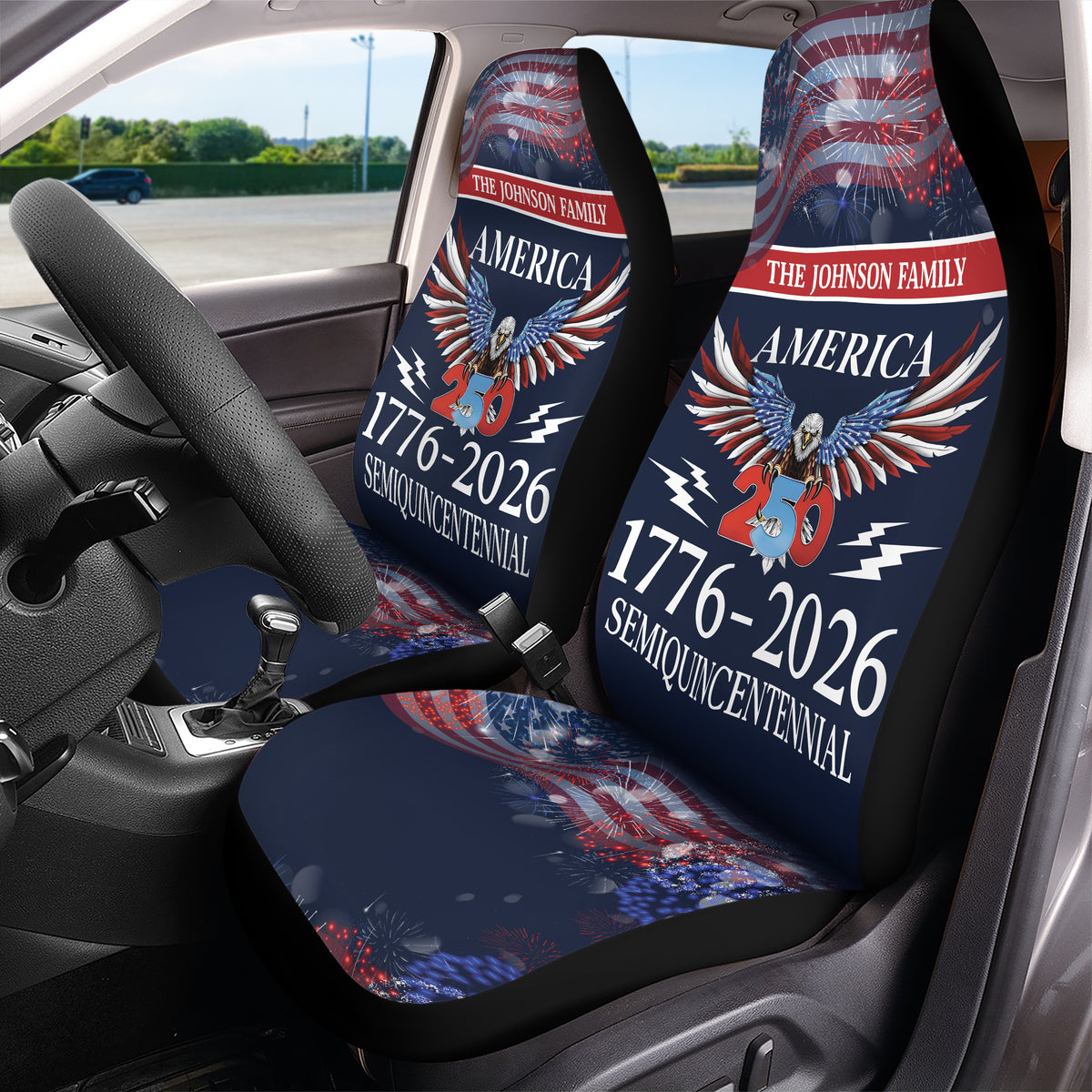 250 Years America Semiquincentennial Car Seat Cover LM32 899557