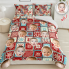 Custom Christmas Family Photo Bedding Set CH07 899936