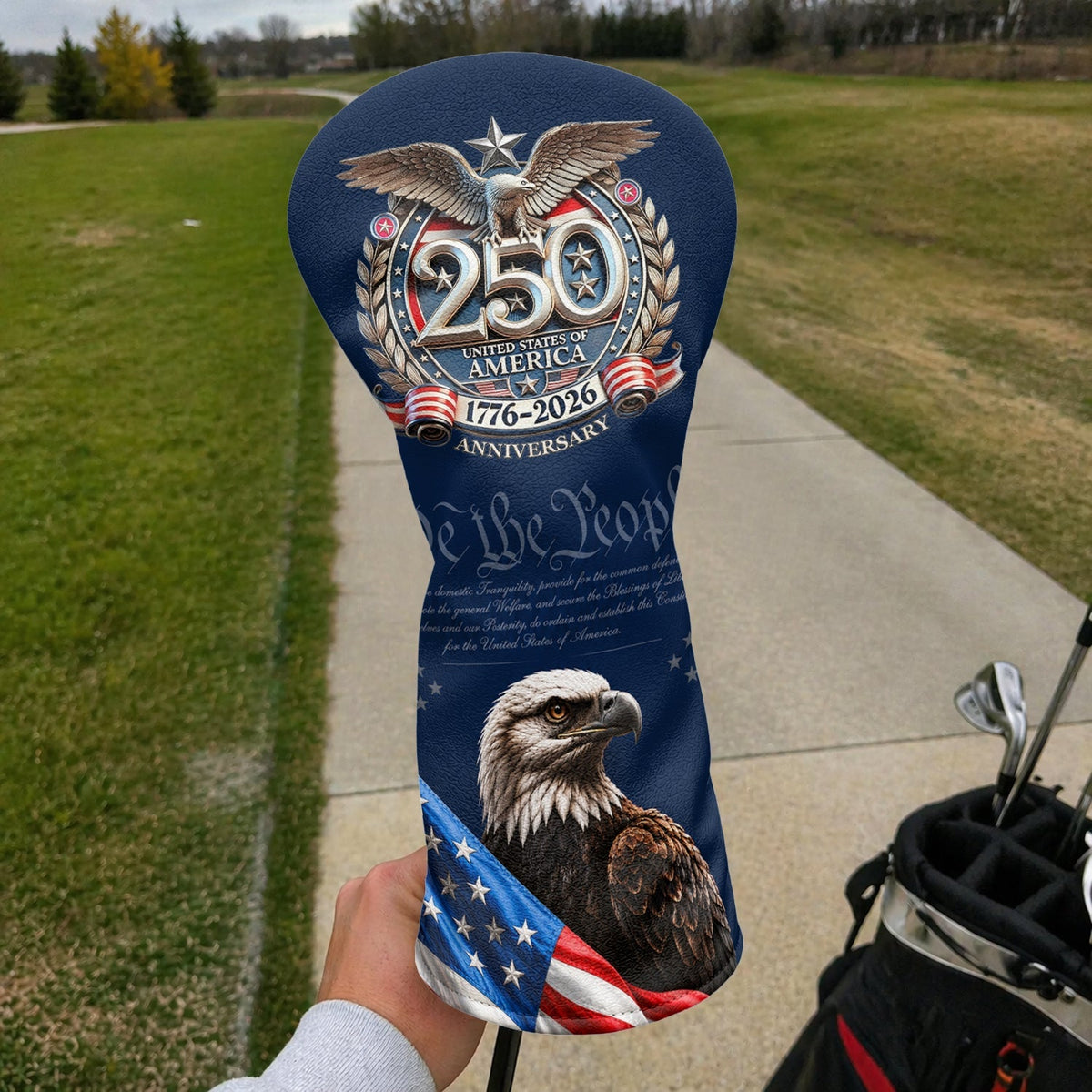 USA Eagles 250th Anniversary Semiquincentennial 1776-2026 Golf Head Cover - Gift For Golf Lovers LM32 668941