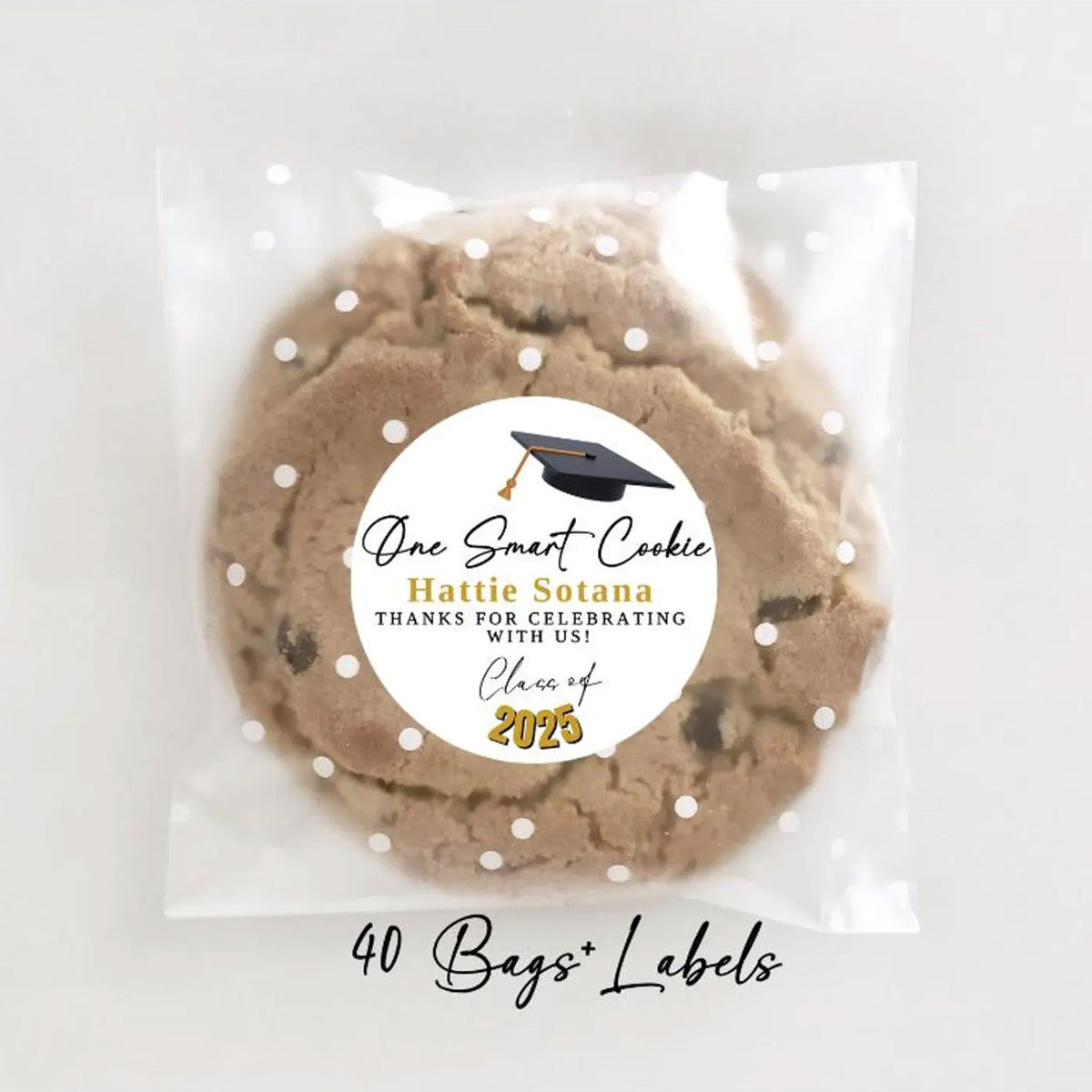 One Smart Cookie 2026 Graduation Labels & Bags HO82 902234