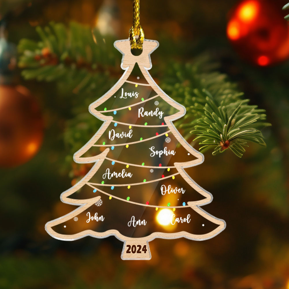 Wish You A Wonderful Christmas Family Gift Personalized Gift Ornament HO82 891062