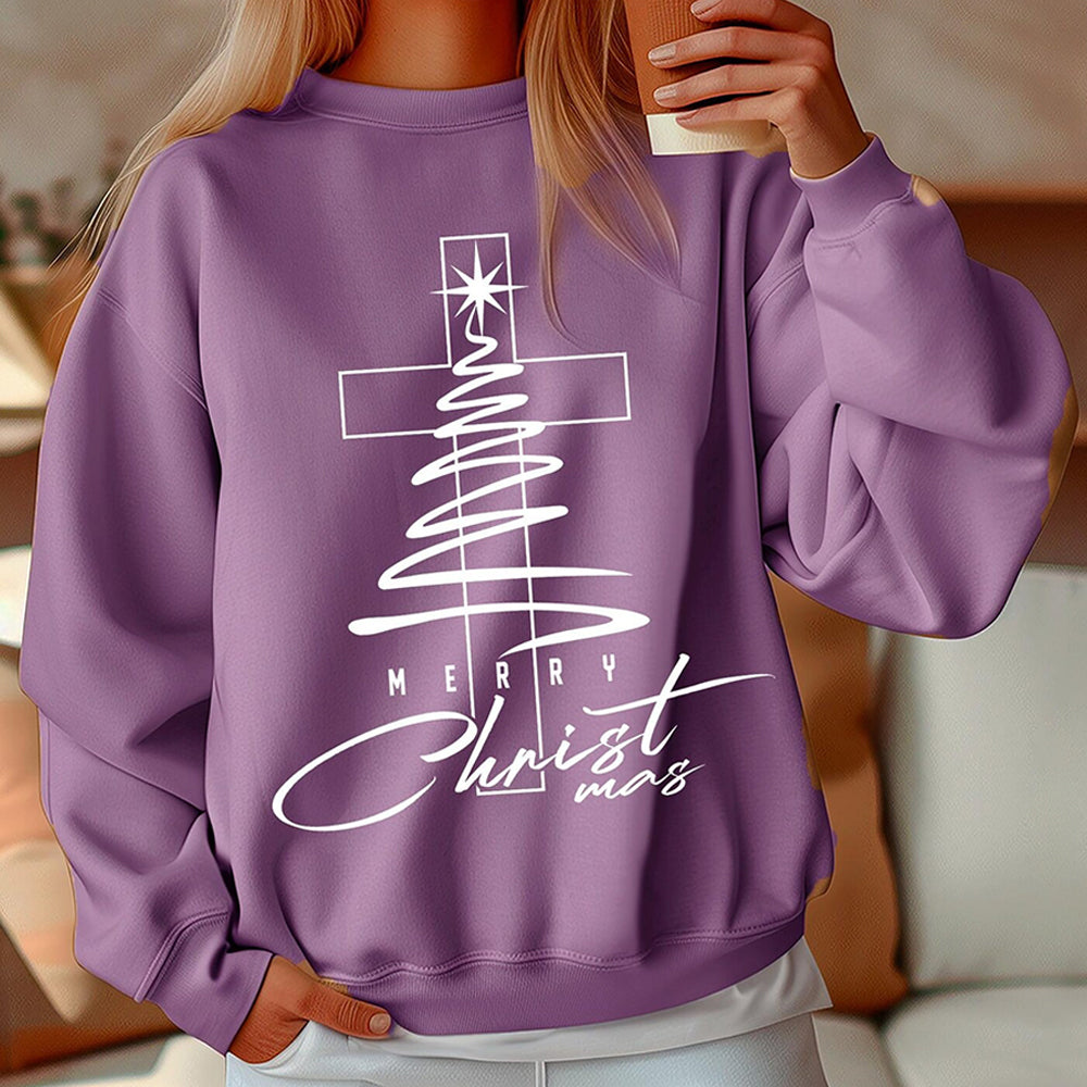 Merry Christmas Christmas Cross Shirt HO82 900434