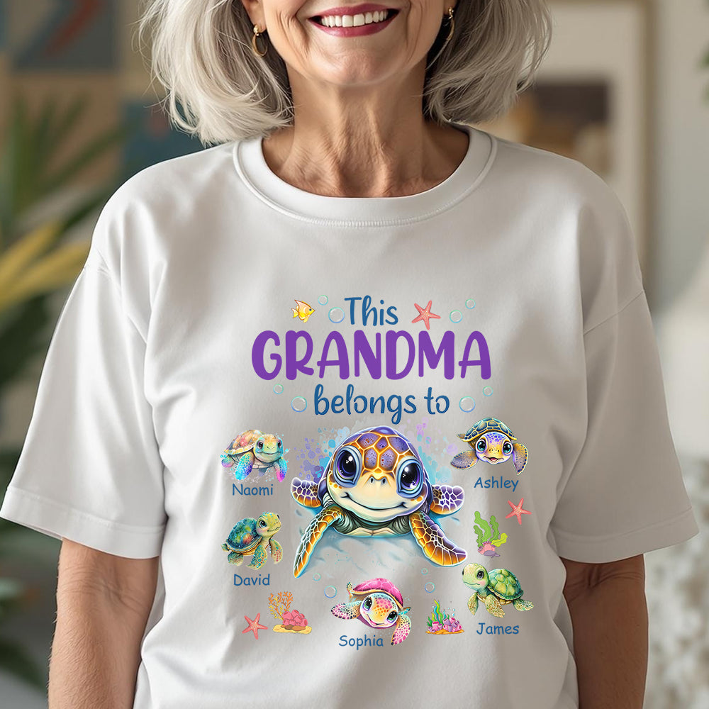 This Grandma Belongs To Turtle Mother's Day Shirt TH10 892723