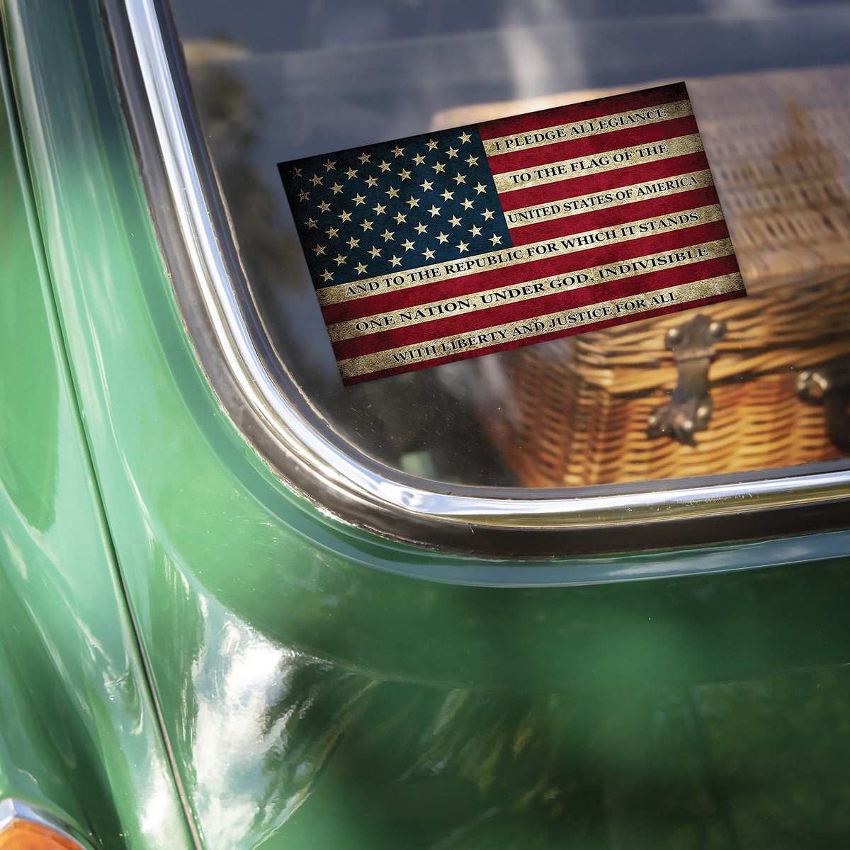 Patriotic American USA Flag Sticker HO82 900452