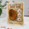 We Caught The Best Dad Grandpa Baseball & Glove Figures Style Acrylic Block Plaque Personalized Gift For Father's Day HO82 893764