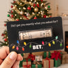 Personalized Gift Merry Christmas BRUH Money Holder Card LM32 897325