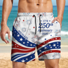 Custom Name America 250 Years Anniversary 1776-2026 Beach Shorts HO82 901872