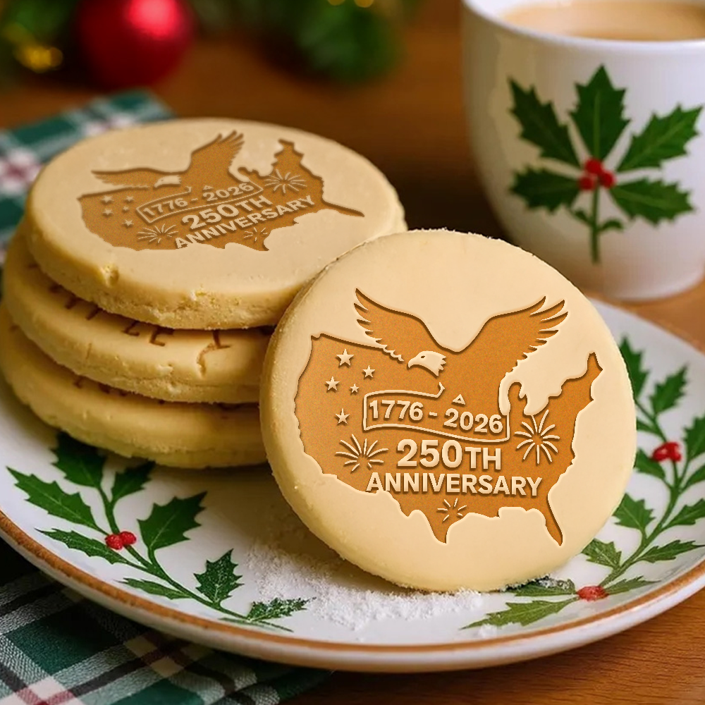 250th U.S Anniversary Bald Eagle United States Cookie Stamp HO82 900658