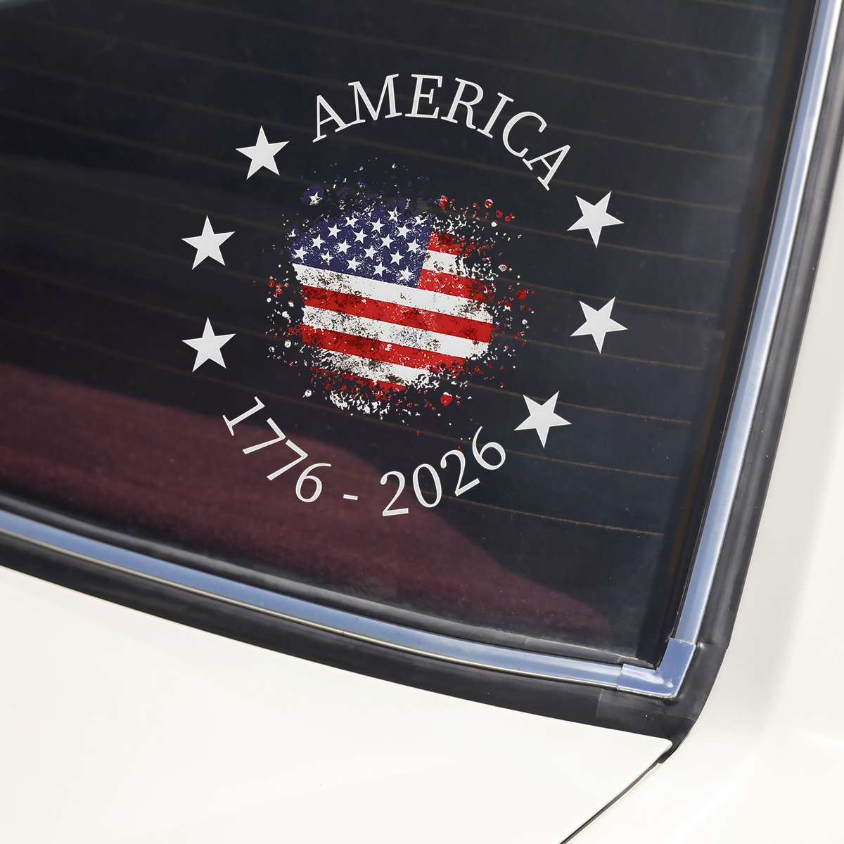 America 1776-2026 250 Years Anniversary Car Window Decal Sticker LM32 899467