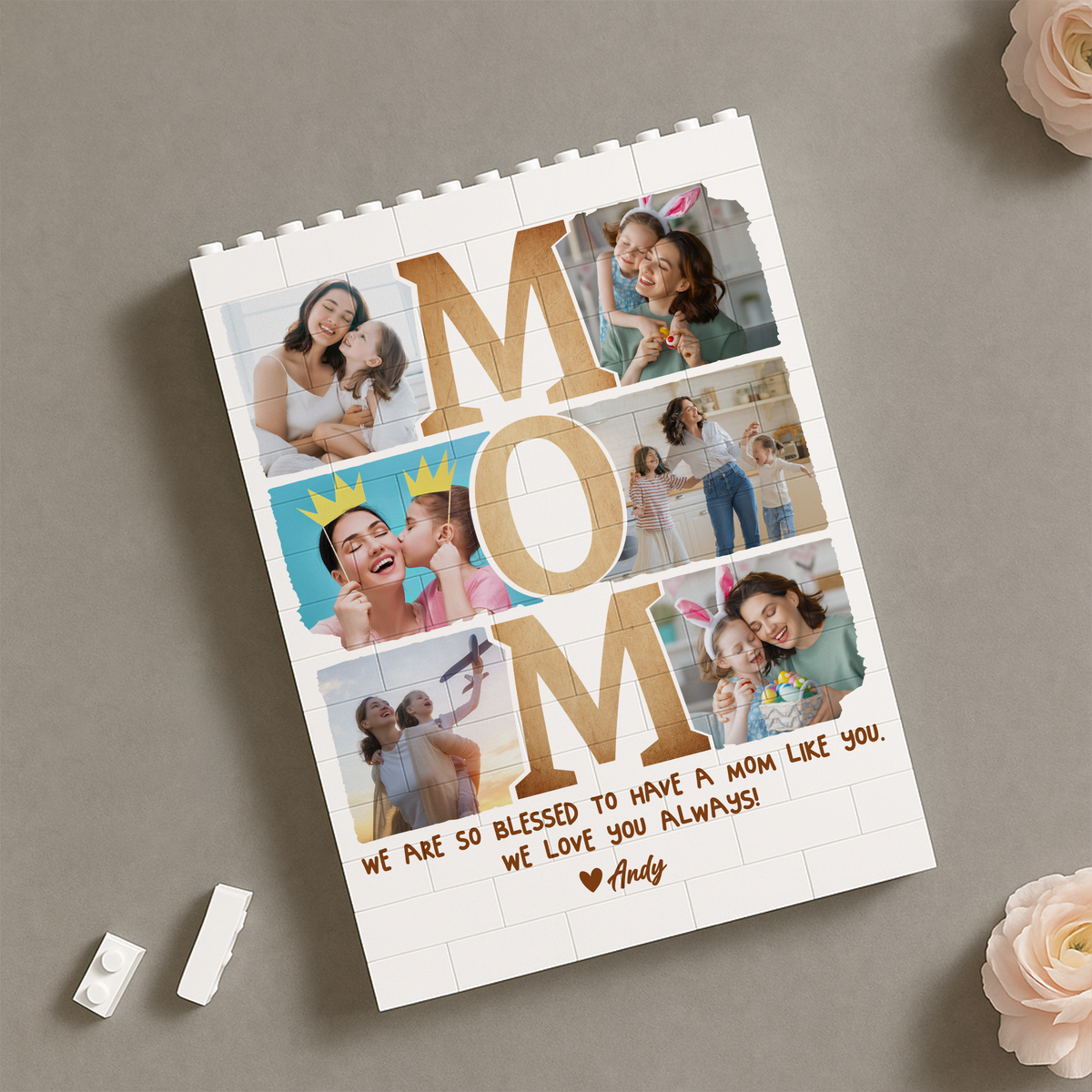 Custom Photo I Am So Blessed To Have A Mom Like You Building Block HO82 901426