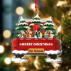 Personalized Merry Woofmas Acrylic Ornament Gifts For Dog Lovers LM32 897251