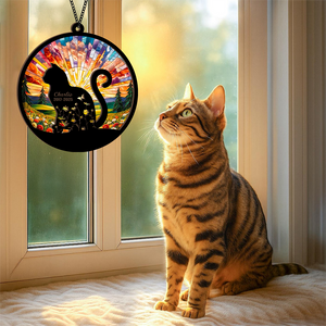 Custom Cat Memorial Suncatcher For Cat Lovers TH10 894309
