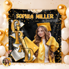 Custom Photo Golden Hour Congratulation Graduation's Day Party Backdrop LM32 899375