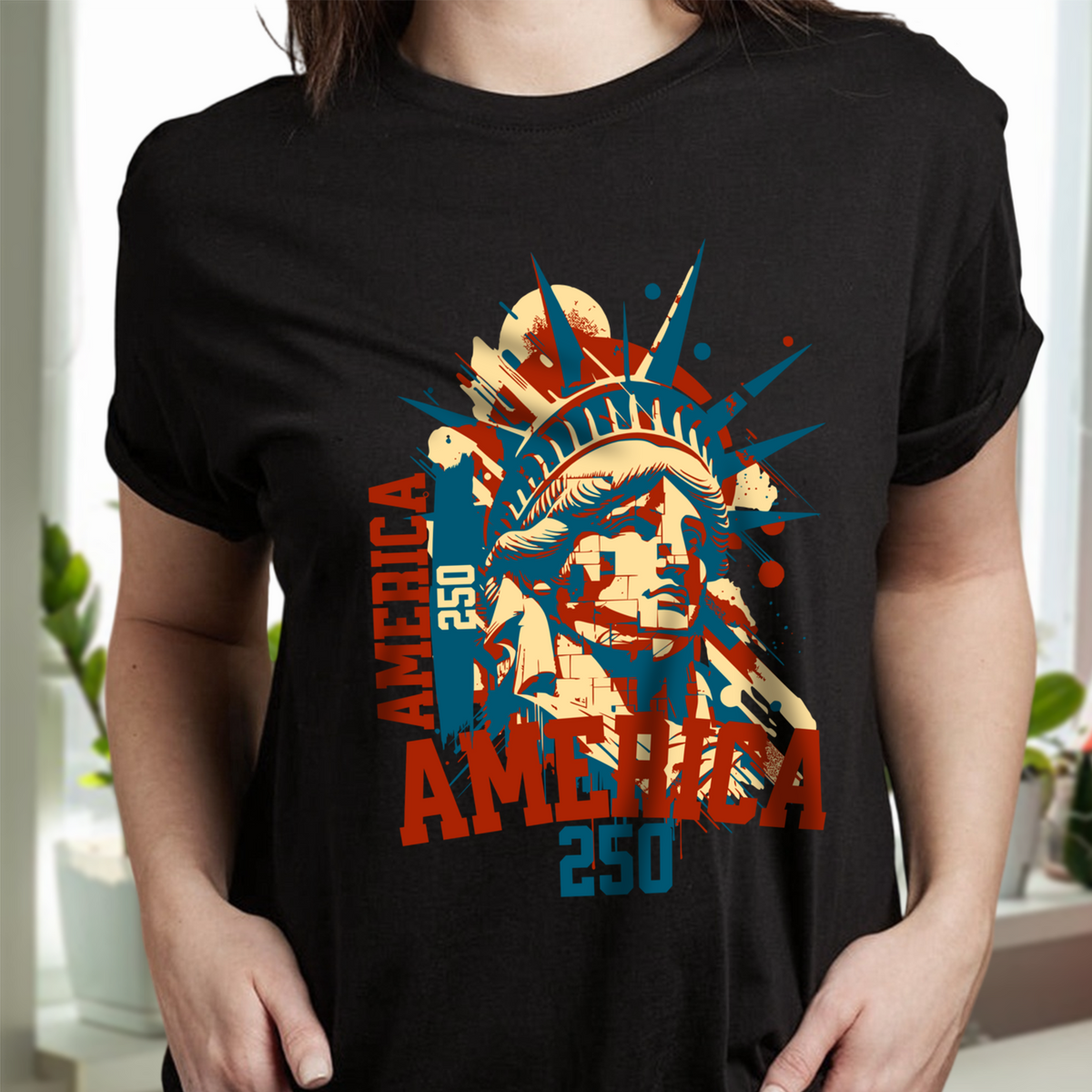 America 250 USA Freedom Liberty America 250 Anniversary Dark Shirt HO82 894558