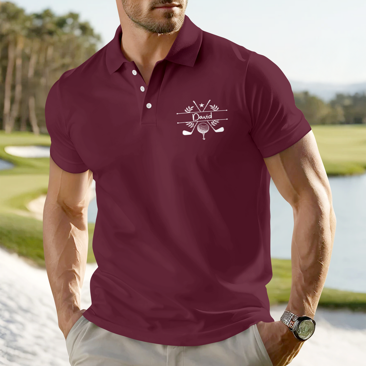 Personalized Golf Ball Polo Shirt Gift For Golfer, Golf Lovers HA75 898574