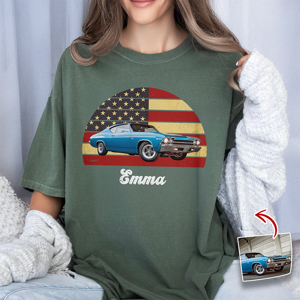 Custom Photo Vintage Retro Car Comfort Shirt TH10 896141