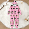 Custom Pet Face & Name Onesie Pajamas Christmas Gift For Pet Lovers TH10 171053