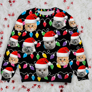 Custom Face Christmas Family Pet Funny Xmas Leds Ugly Sweater HA75 891390