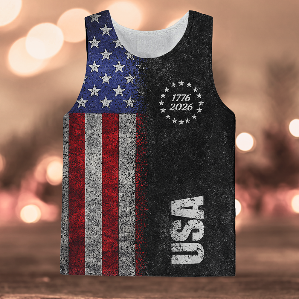 1776-2026 USA Flag TankTop HA75 920996