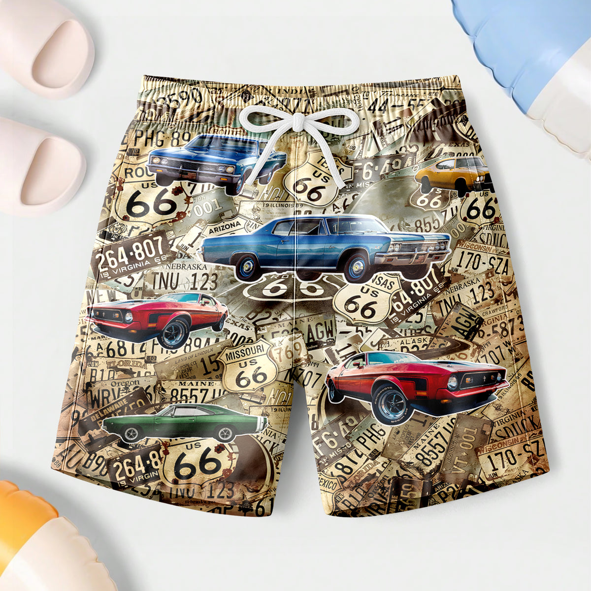 Custom Car Photo High Quality Unisex Beach Short HO82 902030