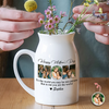 Custom Photo Mom, To Me You Are The World To Mom Vase Mothers Day Gift CH07 910914