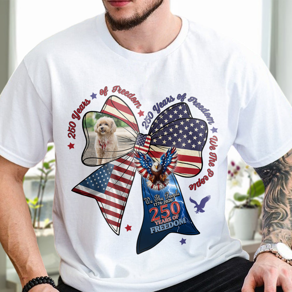 Personalised 250 Years of Freedom Patriotic Eagle We The People Comfort Shirt LM32 899065