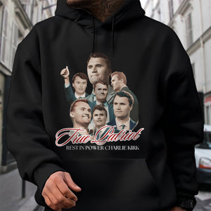 True Patriot Rest In Power Charlie Kirk Dark Shirt HO82 65810