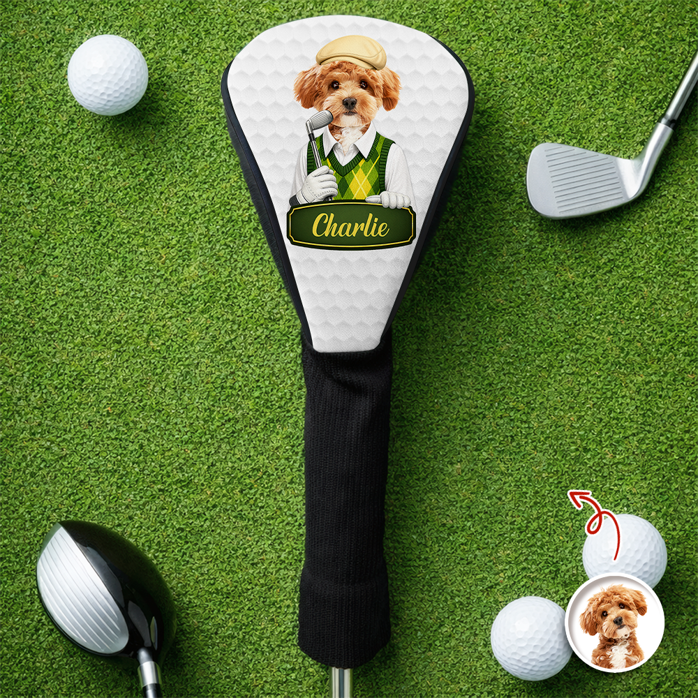 Custom Cute Dog Cat Photo Golf Club Head Cover - Gift for Golfers HA75 921296