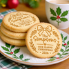 Personalized Family Name Happy Christmas Cookie Stamp, Holiday Baker Gift HO82 904130