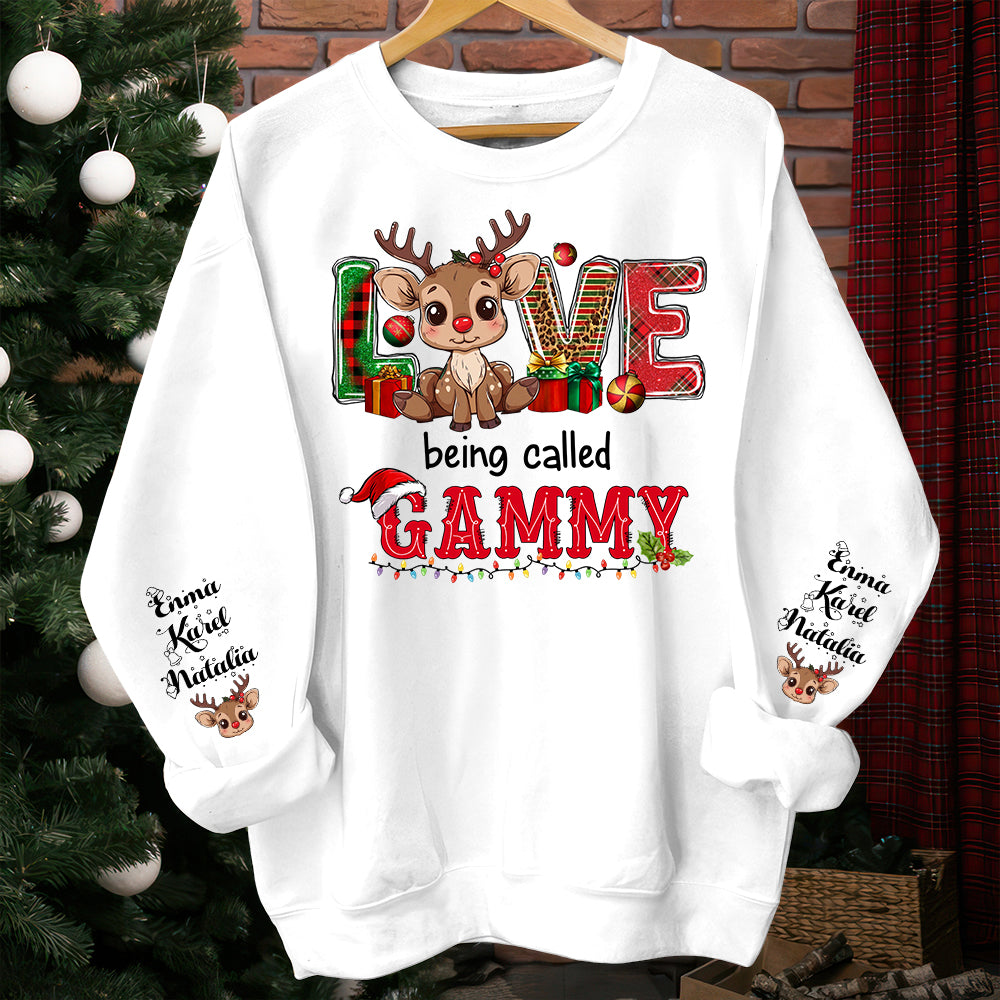 Personalized Christmas Reindeer Grandma Sweatshirt HO82 893158